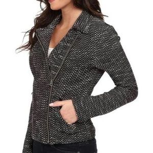 Women’s Black & White Lucky Brand Sweater Blazer